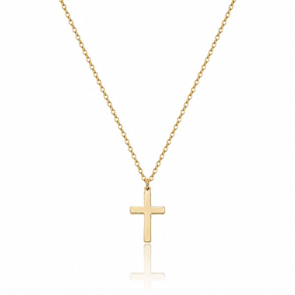 Cross necklace Gold