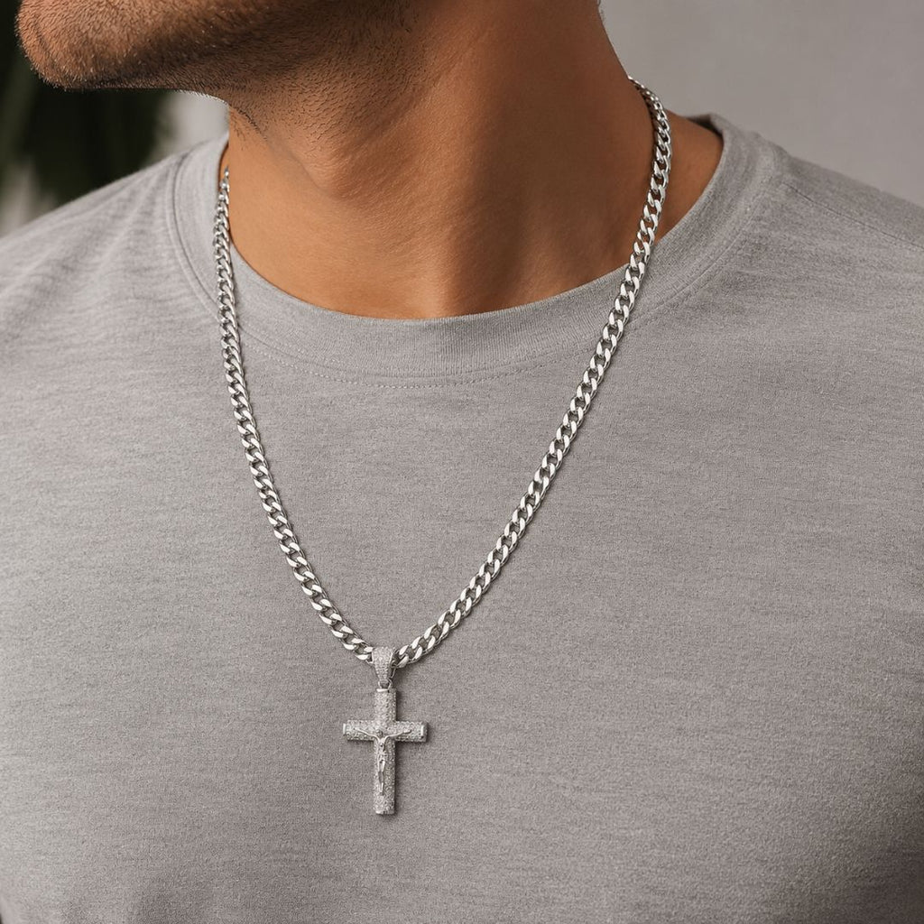 Crucifix Chain Silver