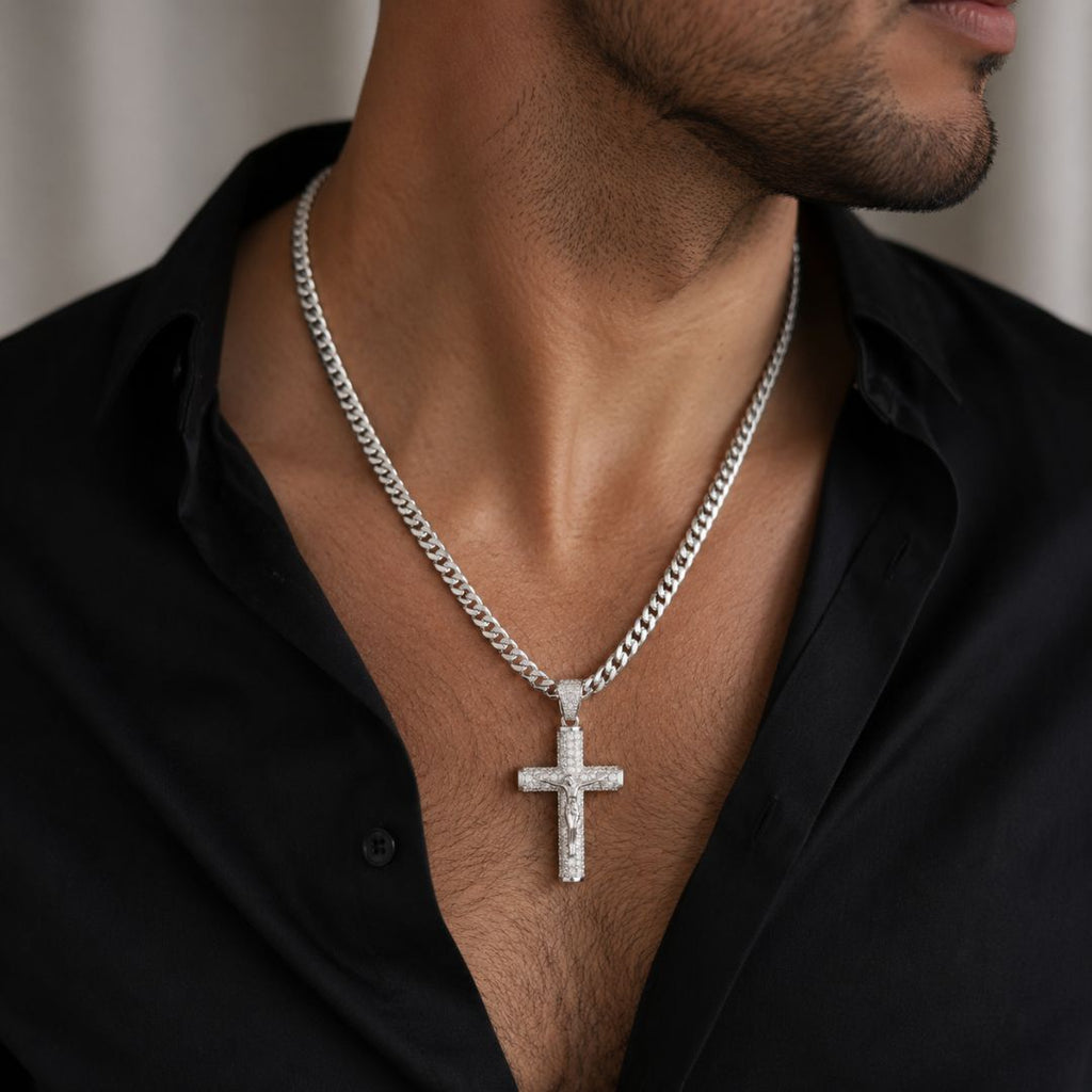 Crucifix Chain Silver