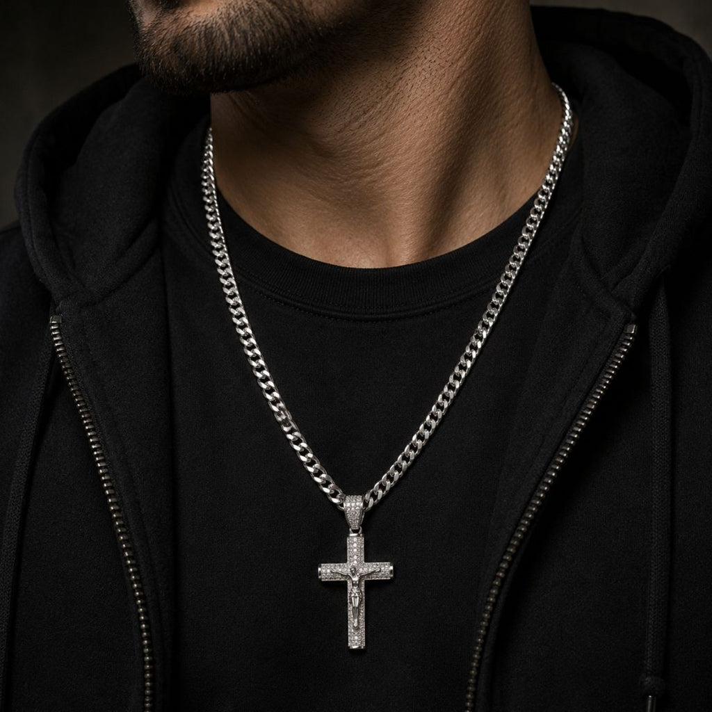 Crucifix Chain Silver