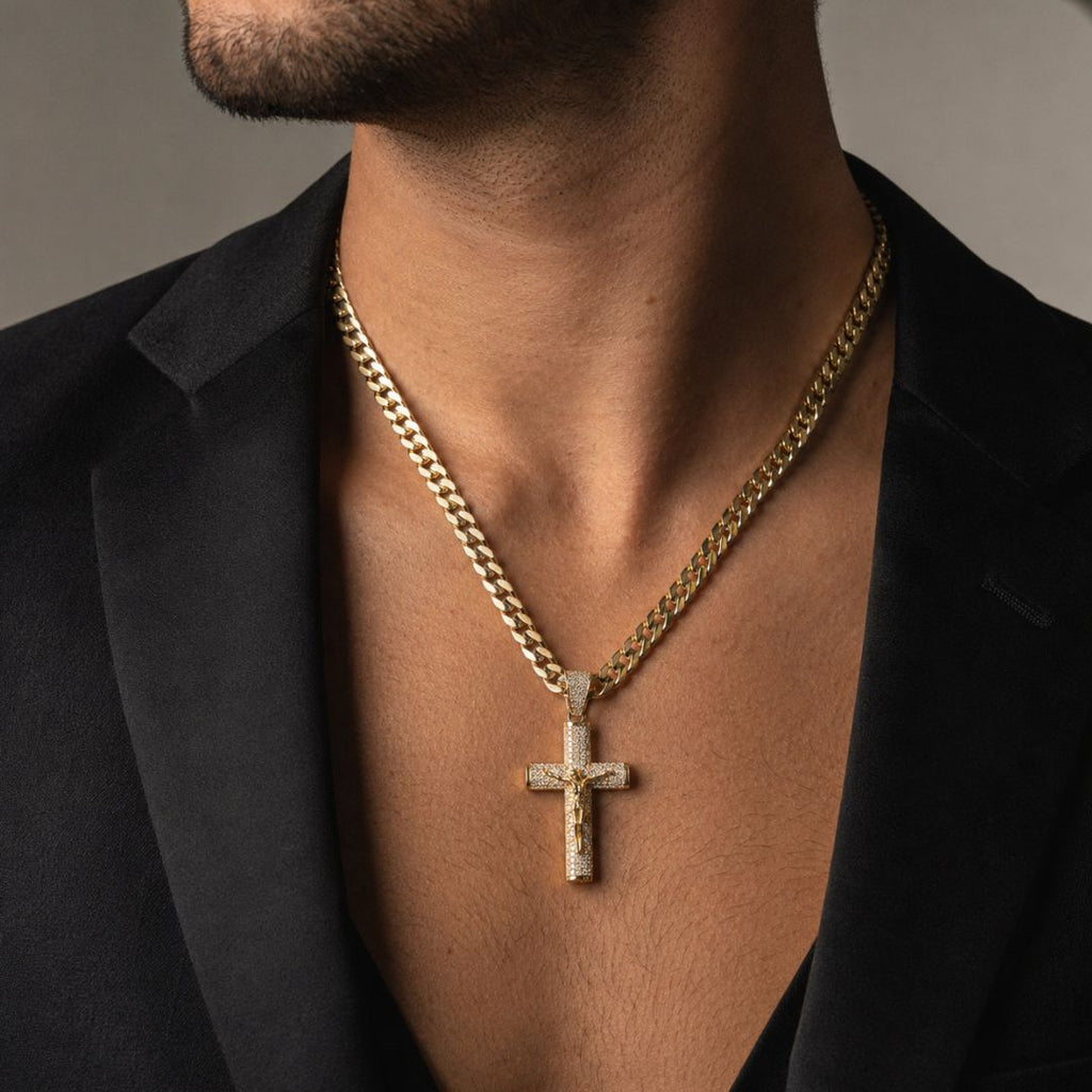 Crucifix Chain Gold