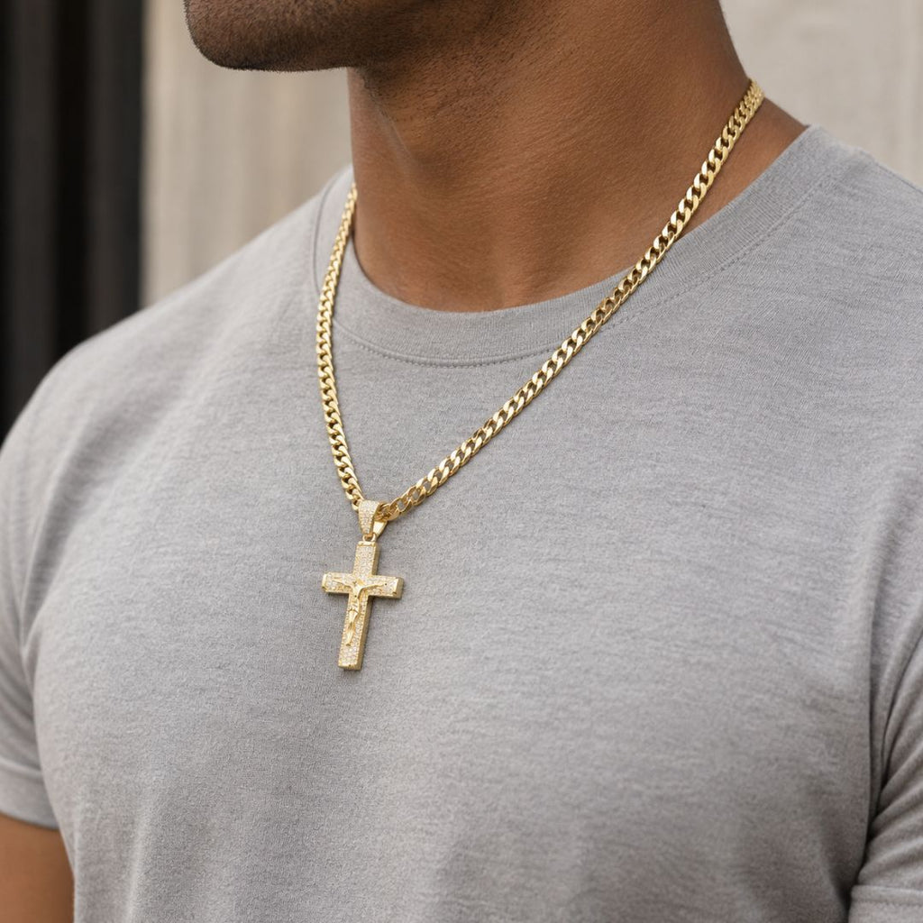 Crucifix Chain Gold