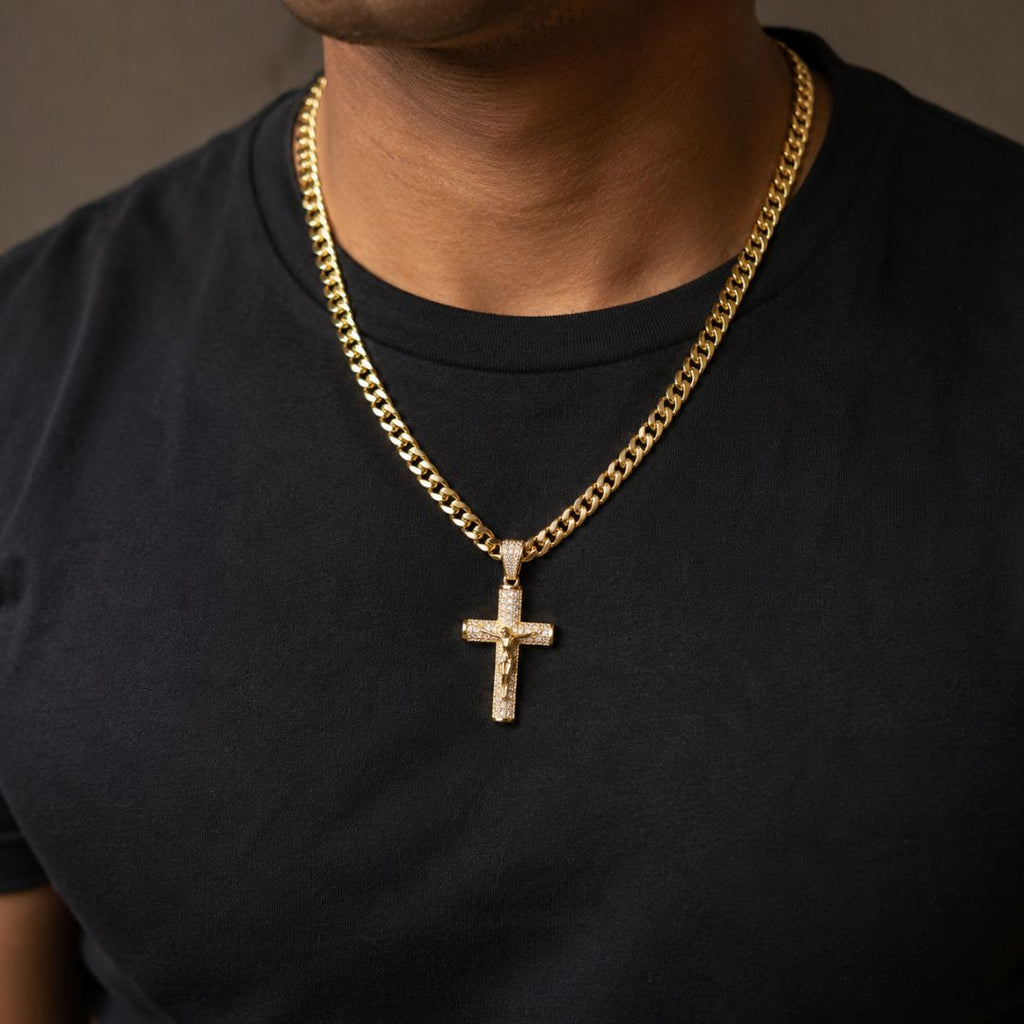 Crucifix Chain Gold