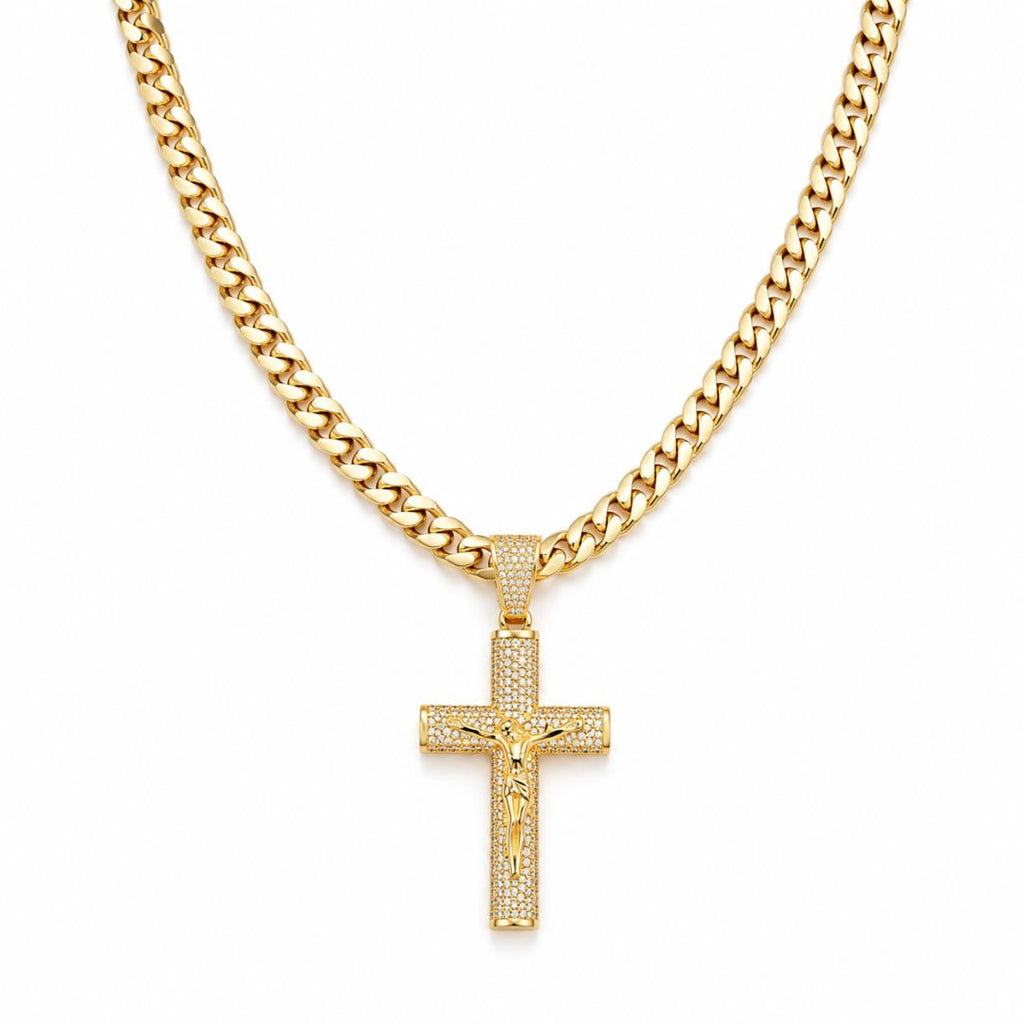 Crucifix Chain Gold