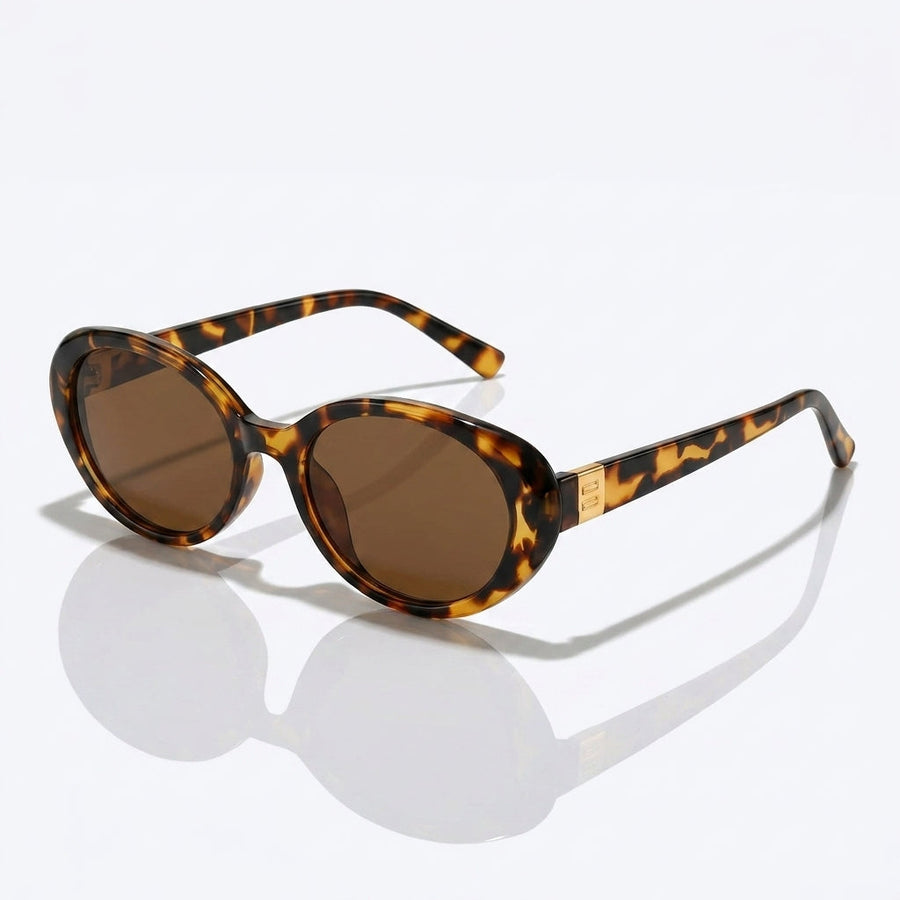 Aurora Oval Sunglasses up close
