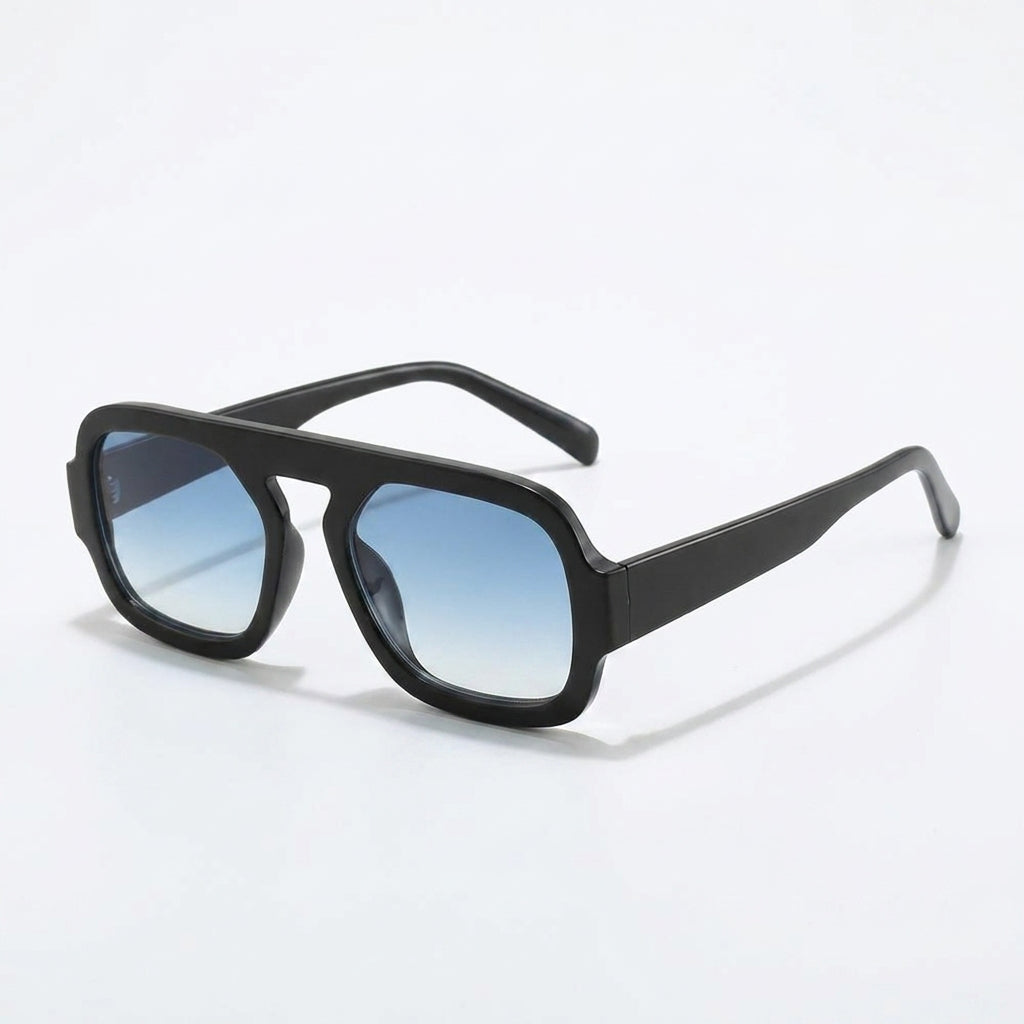 Bohemia square double-bridge sunglasses – Vesper Collective