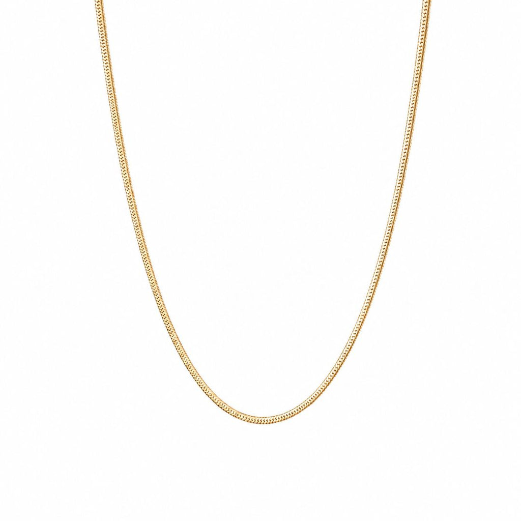Boa Necklace 2mm Gold