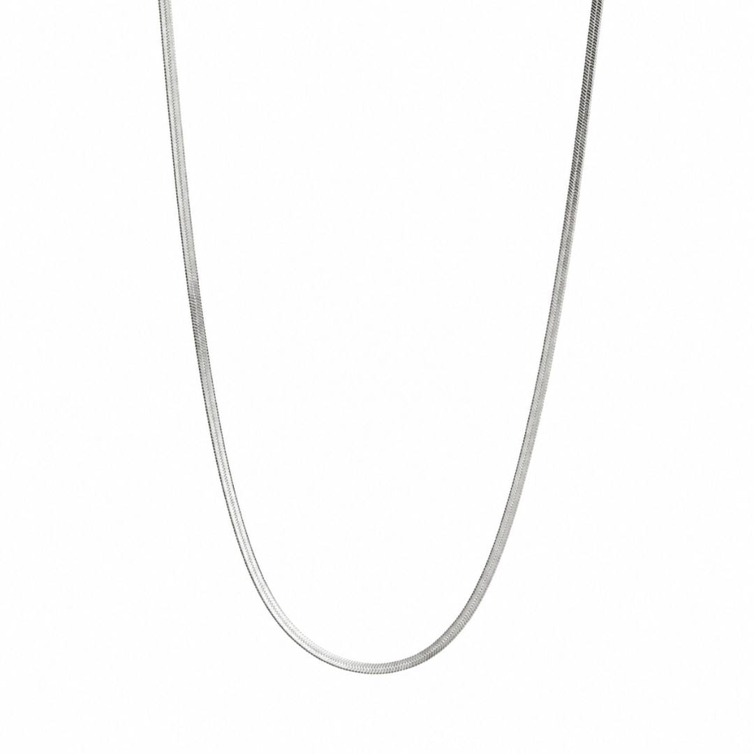 Boa Necklace 2mm Silver
