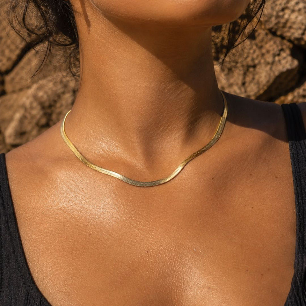 Boa Necklace 5mm Gold