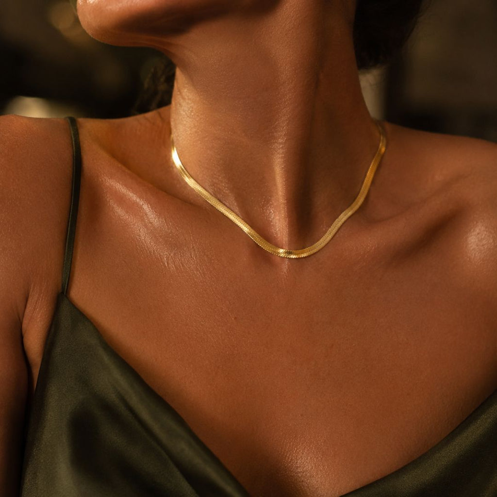 Boa Necklace 5mm Gold