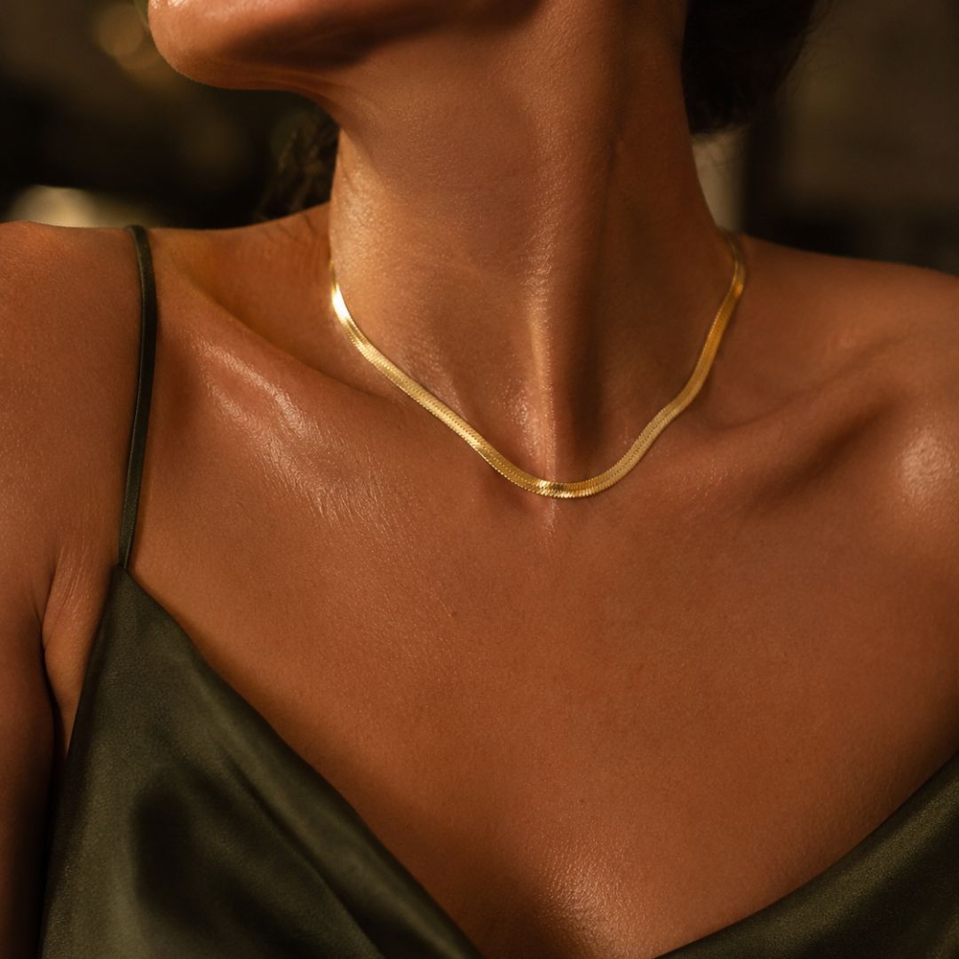 Boa Necklace 5mm Gold
