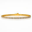 Ice Link Bracelet 5mm Gold