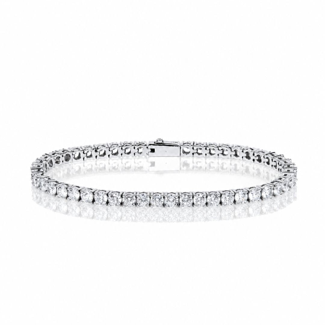 Ice Link Bracelet 5mm Silver