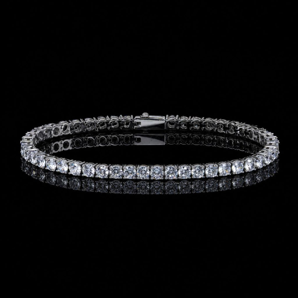 Ice Link Bracelet 5mm Silver