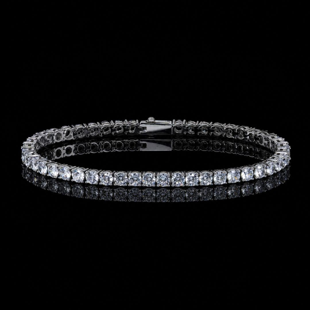 Ice Link Bracelet 5mm Silver