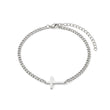 Cross chain bracelet Silver