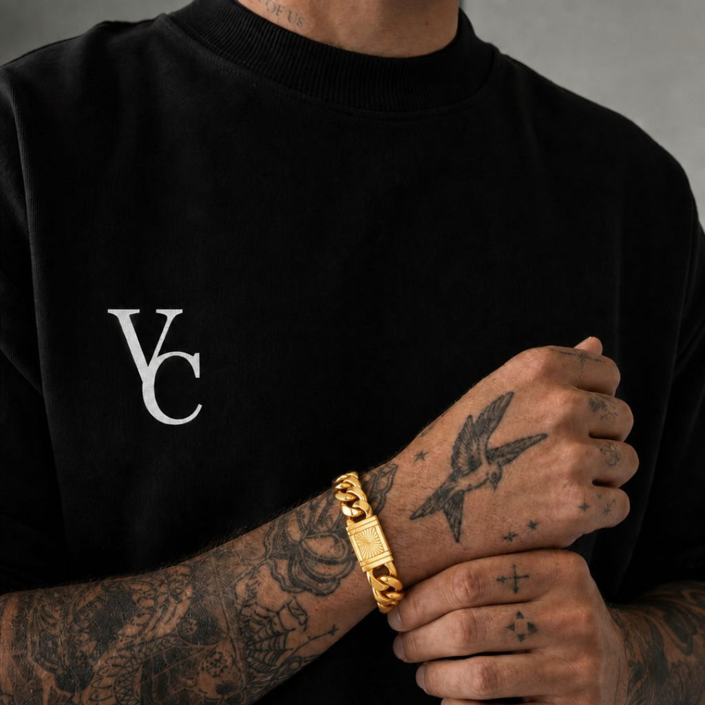 Cuban Bracelet 14mm Gold