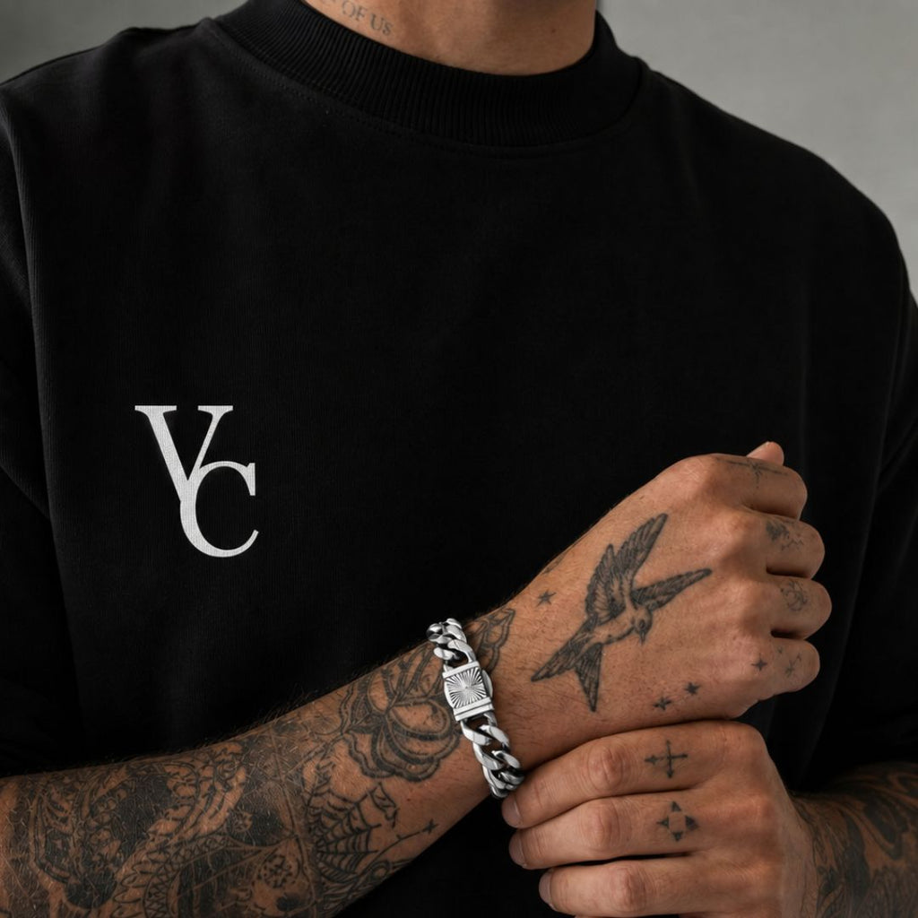 Cuban Bracelet 14mm Silver