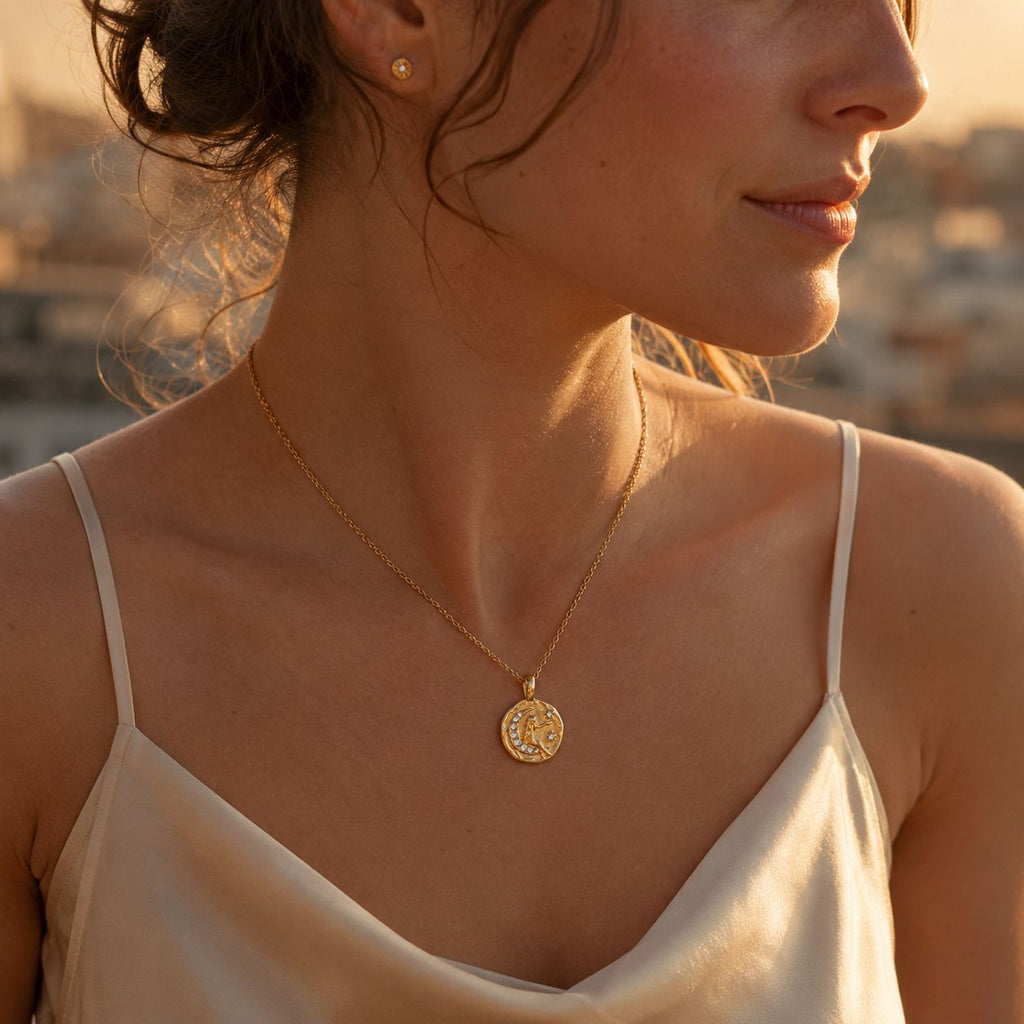 Celeste pendant necklace Gold