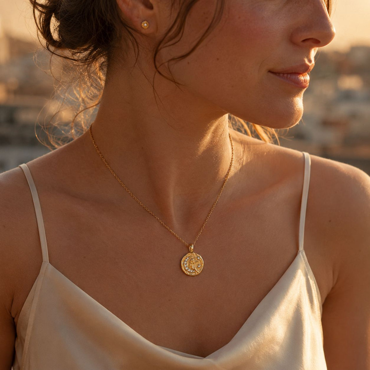 Celeste pendant necklace Gold