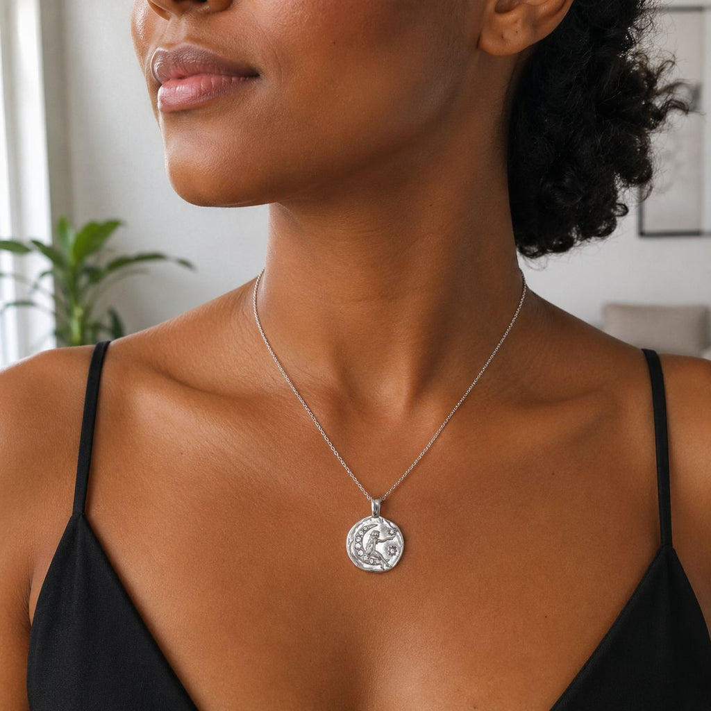 Celeste pendant necklace Silver