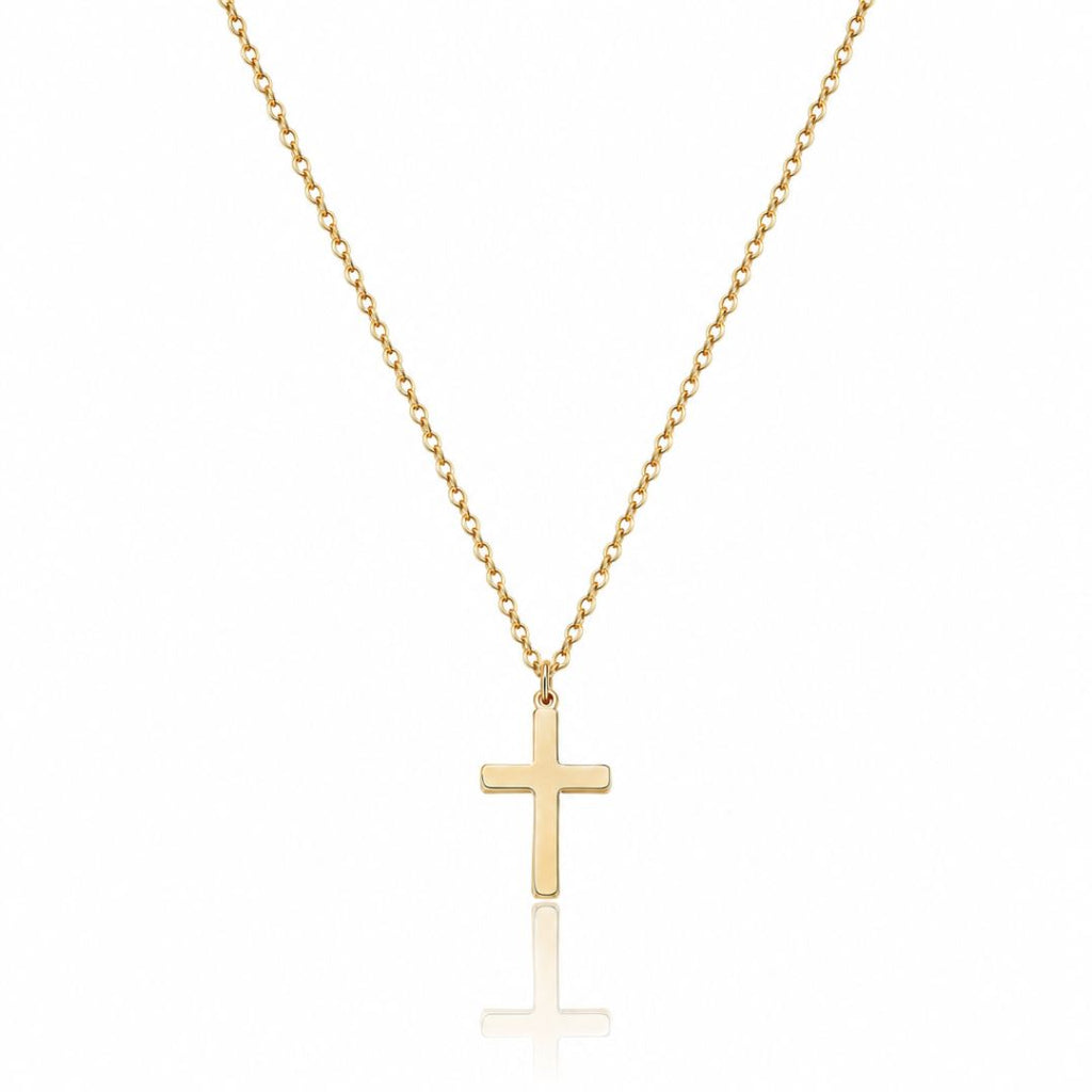 Cross necklace Gold