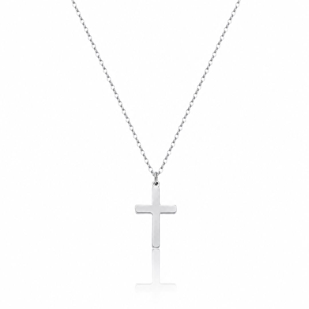 Cross necklace Silver
