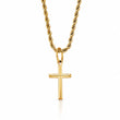 Cross Pendant Necklace Gold
