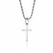 Cross Pendant Necklace Silver