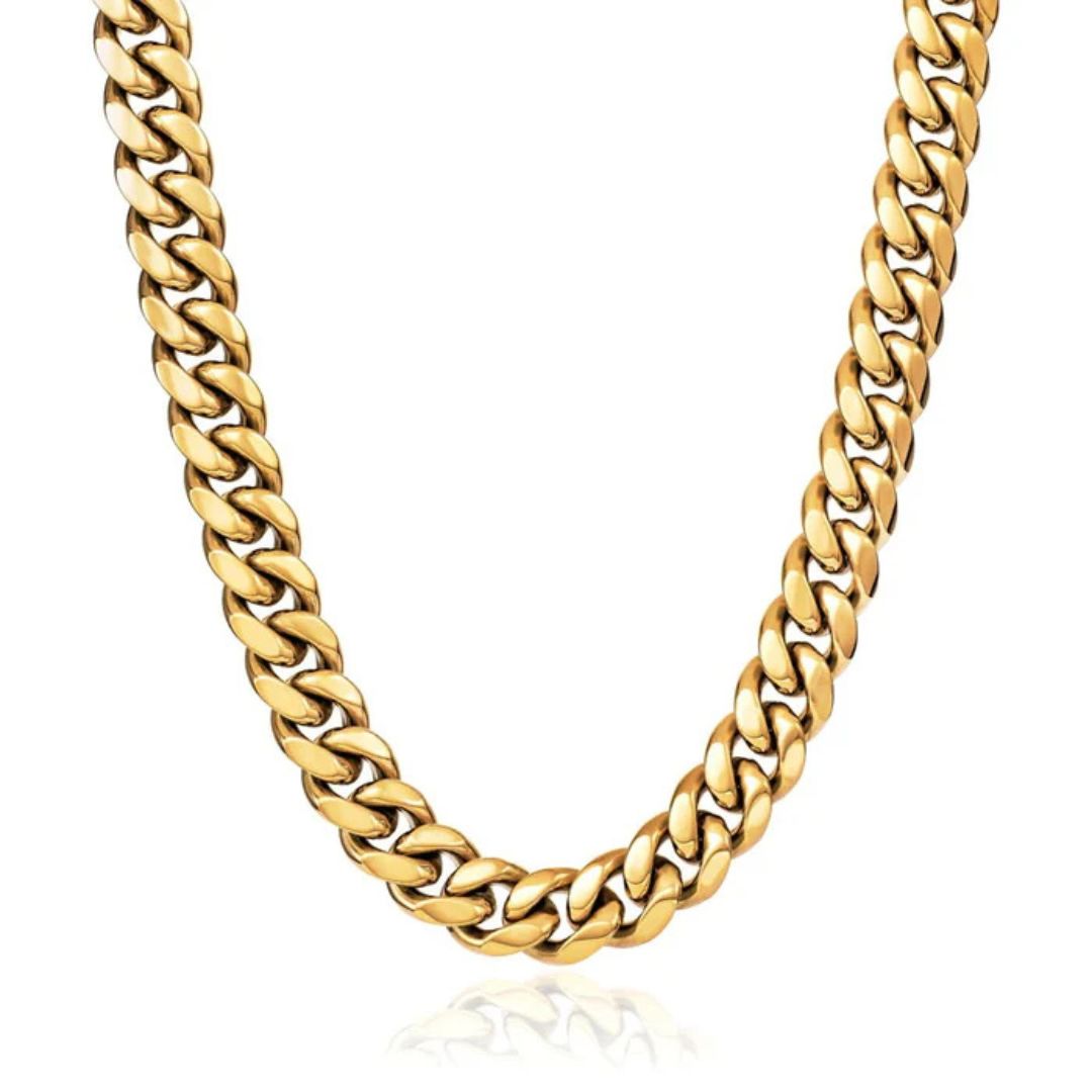 Cuban Chain 12mm Gold