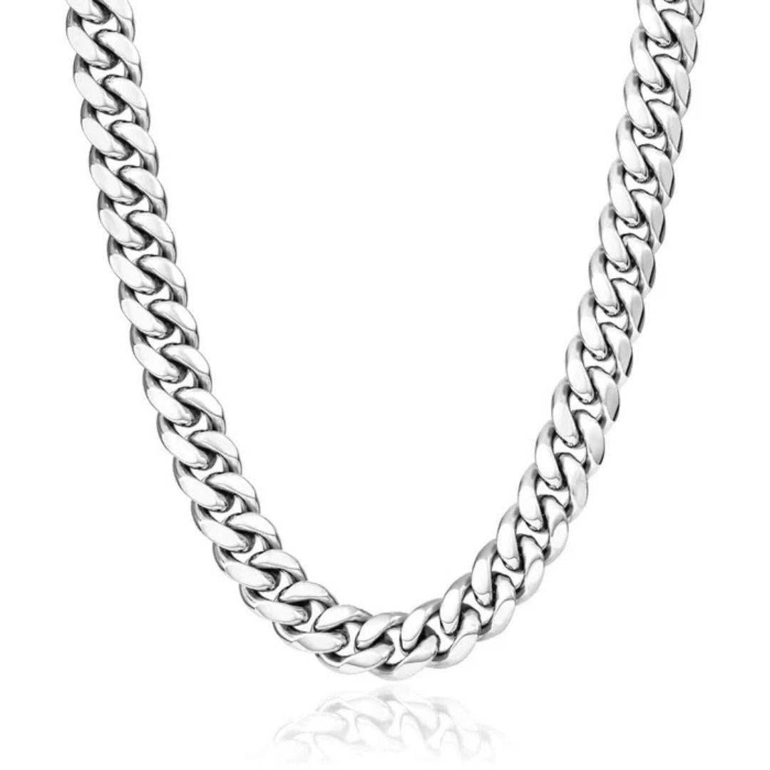 Cuban Chain 12mm Silver