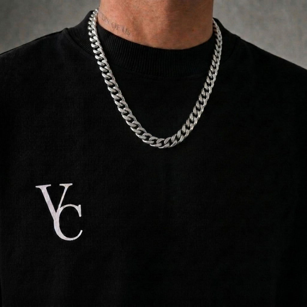 Cuban Chain 12mm Silver