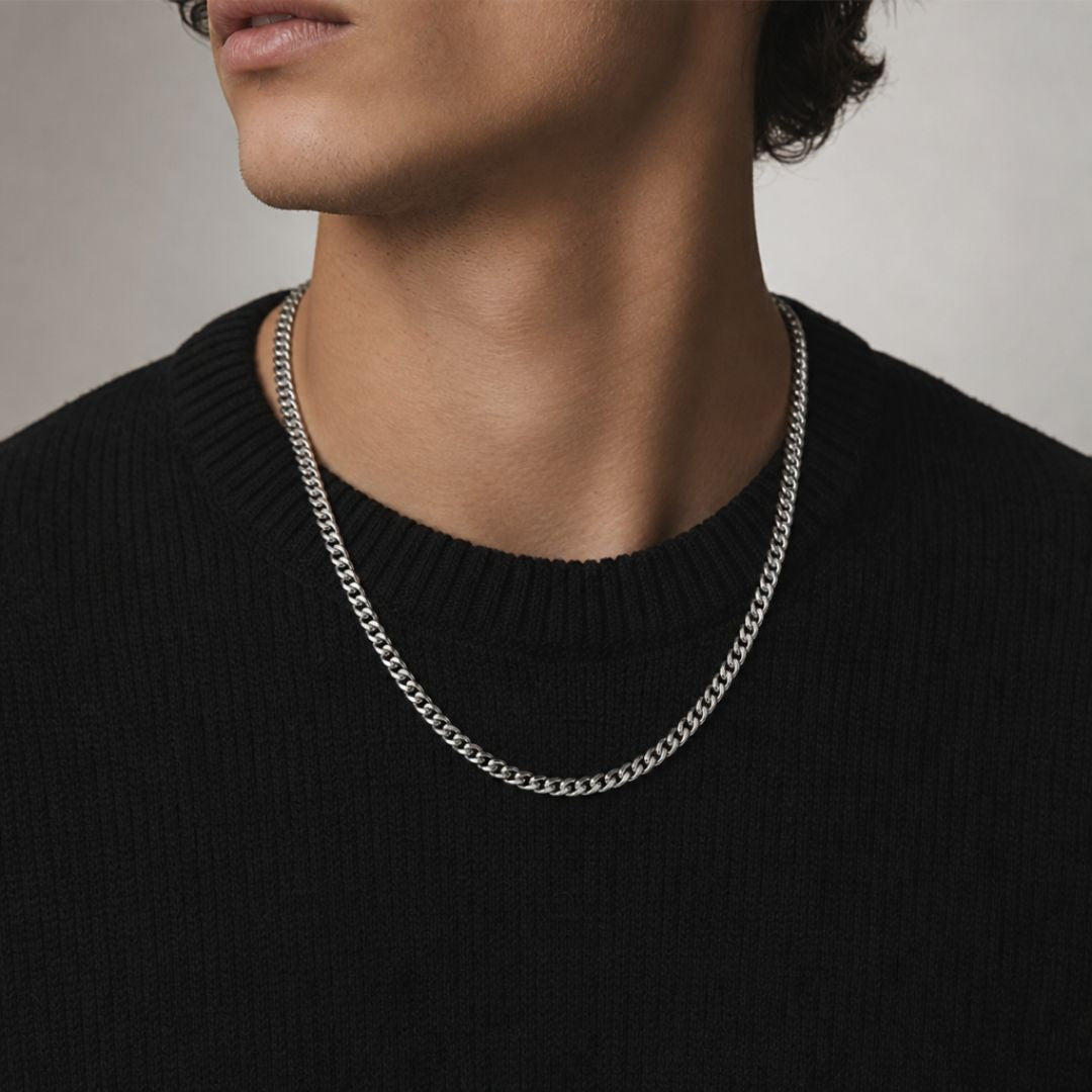 Cuban Chain 5mm Silver