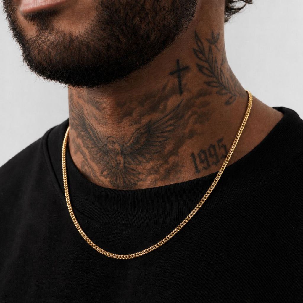 Cuban Chain 3mm Gold