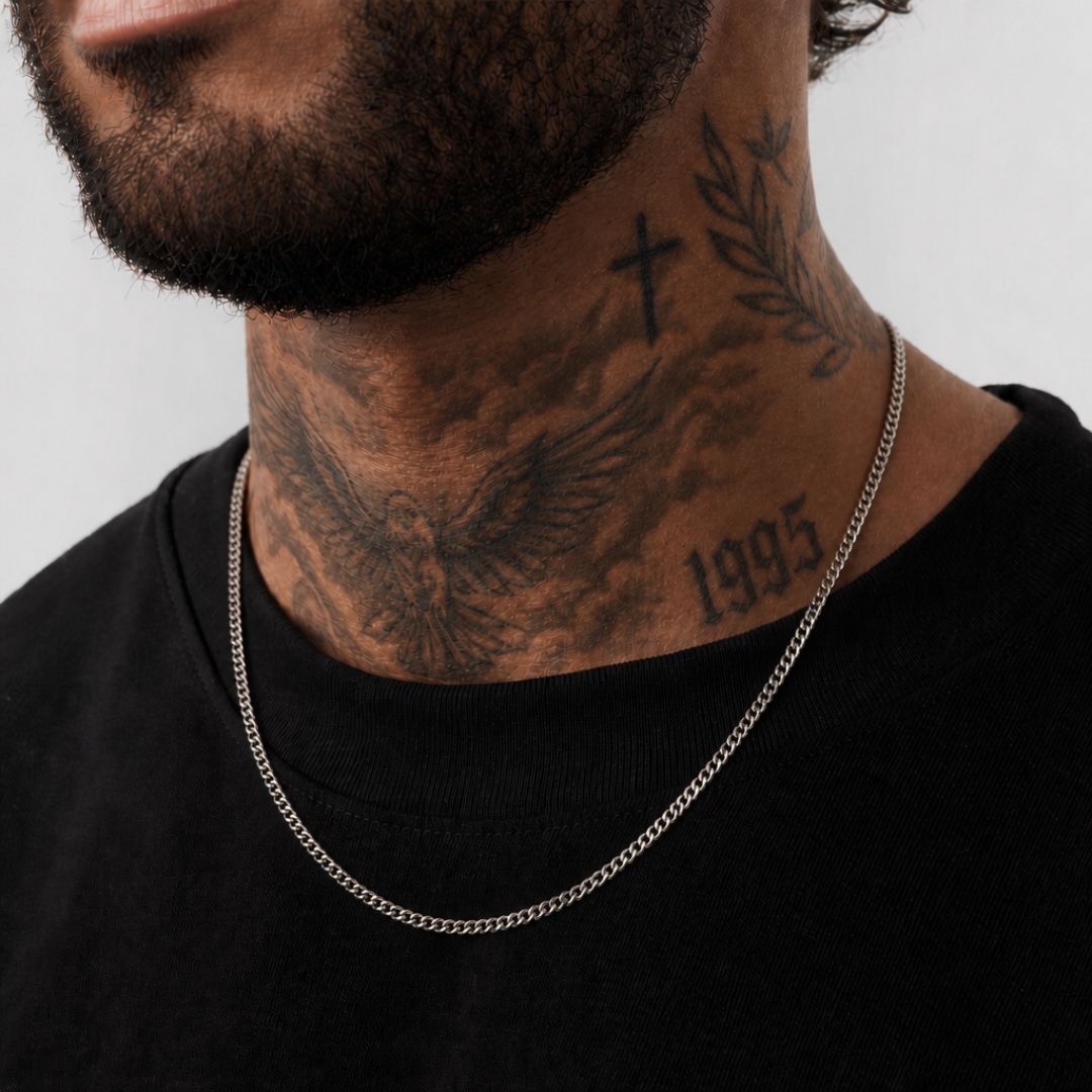 Cuban Chain 3mm Silver