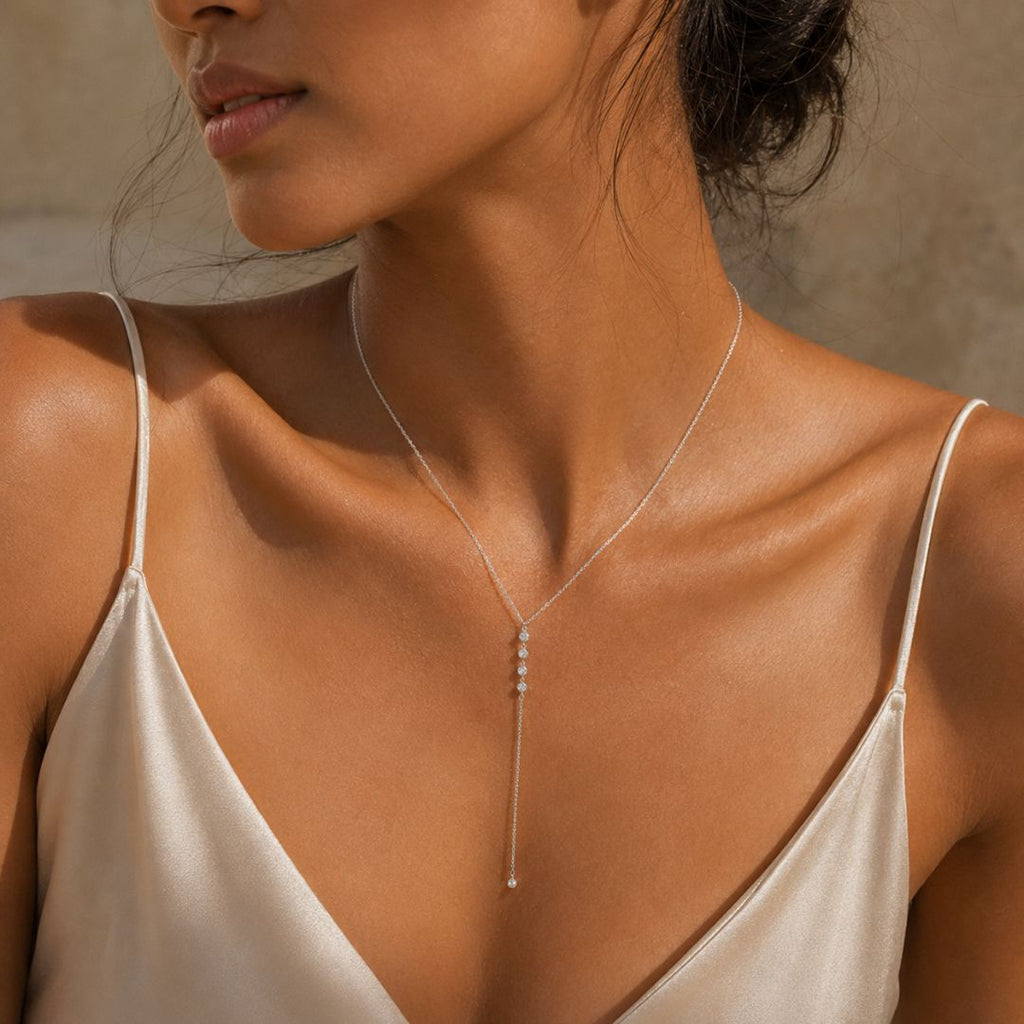Drop Necklace Silver
