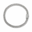 Iced Cuban Link Bracelet 6mm Silver