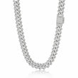 Iced cuban chain 14mm Silver