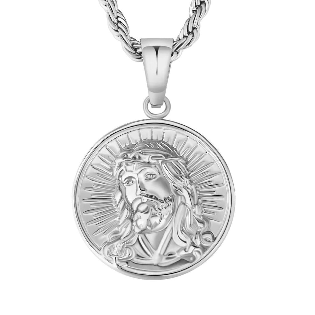 Jesus Pendant Silver