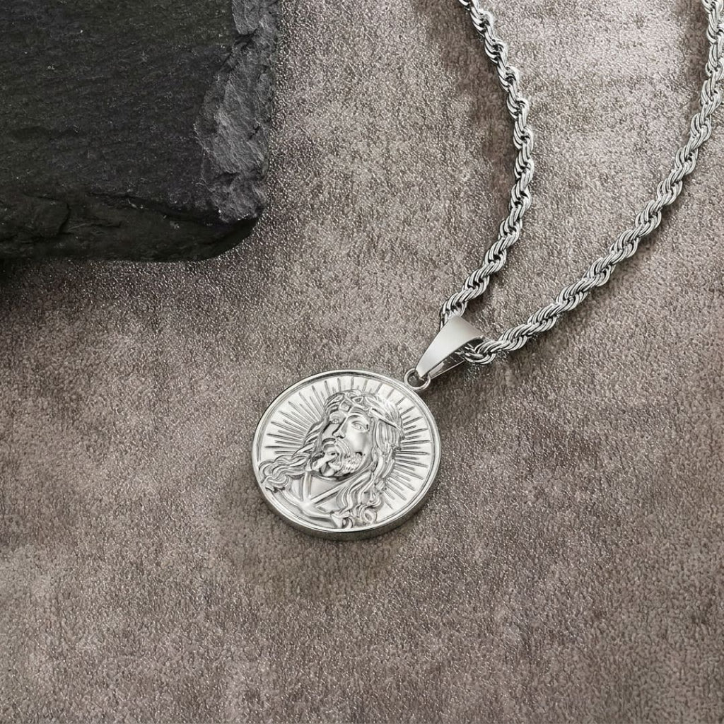 Jesus Pendant Silver