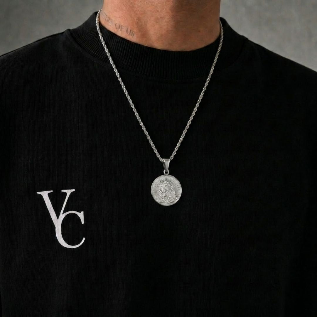 Jesus Pendant Silver