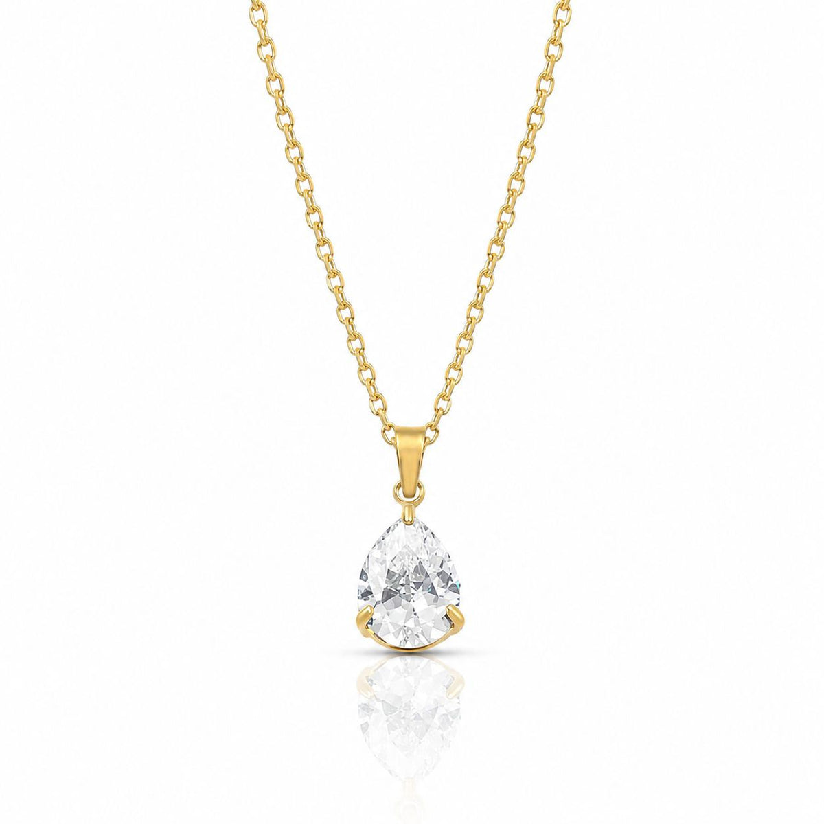 Muse stone necklace Gold