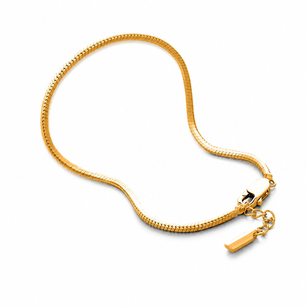 Octagon Chain Bracelet Gold