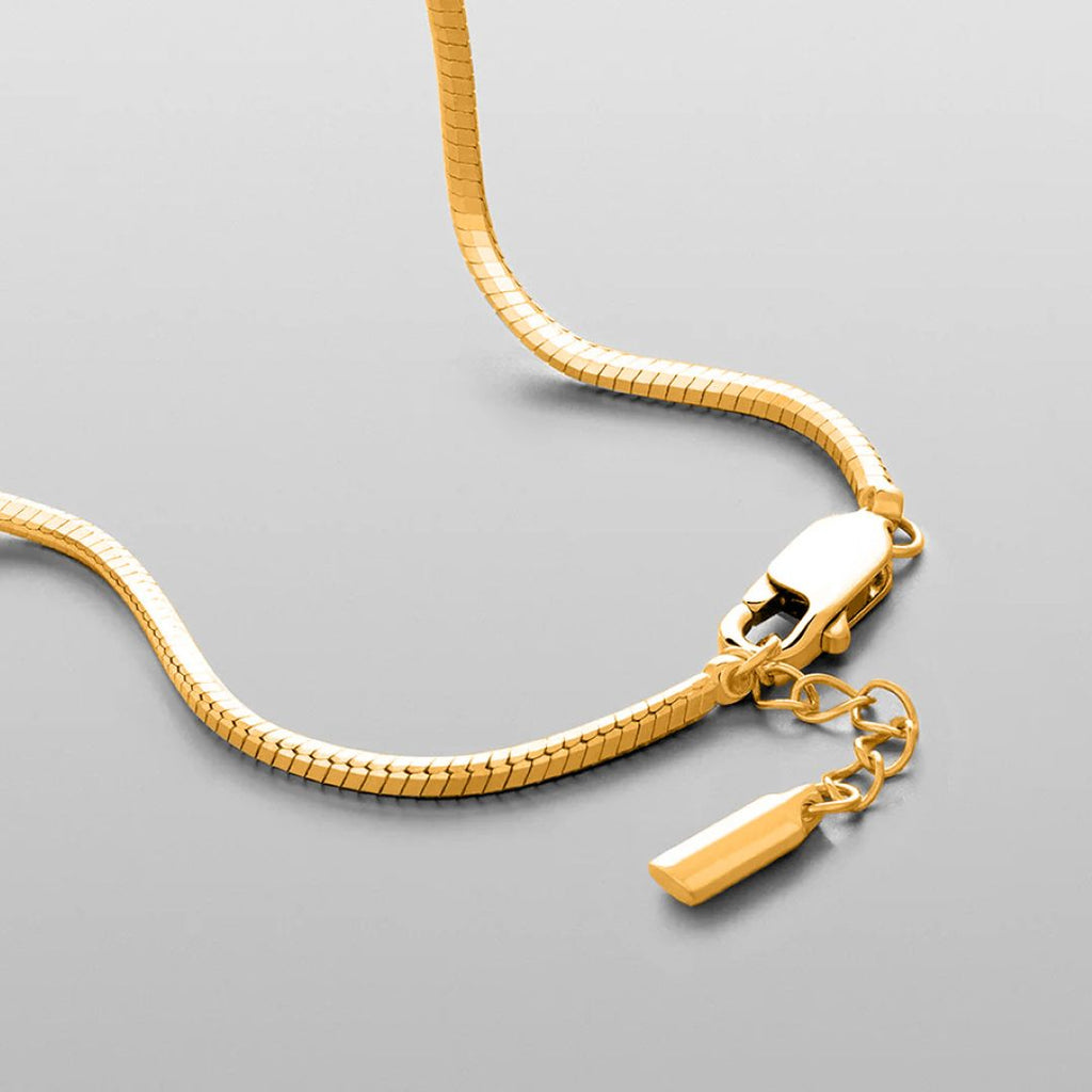 Octagon Chain Bracelet Gold