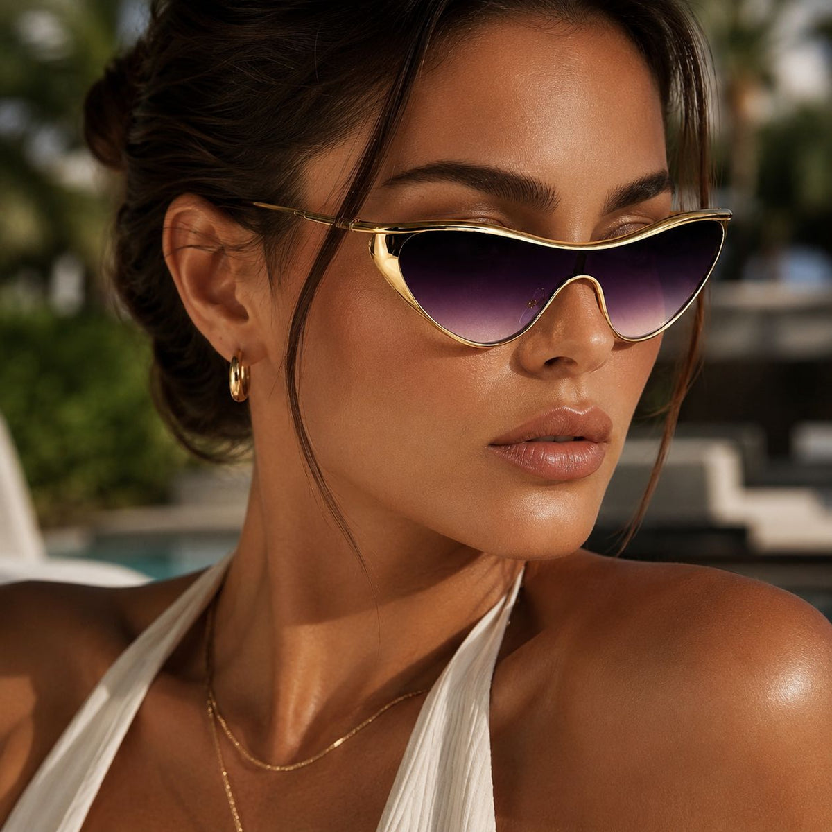 Riviera Cat-Eye Sunglasses