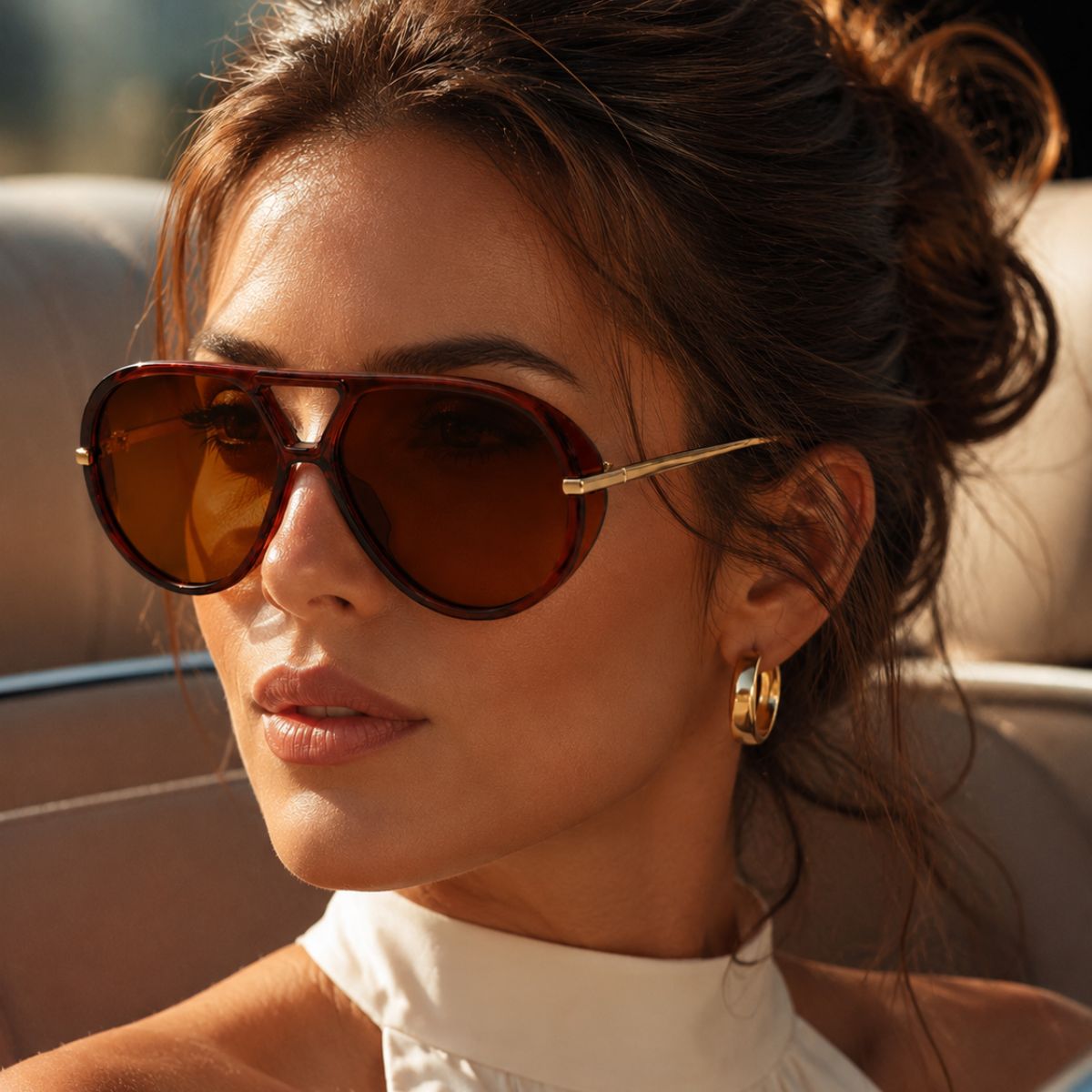 Toscana Aviator Sunglasses