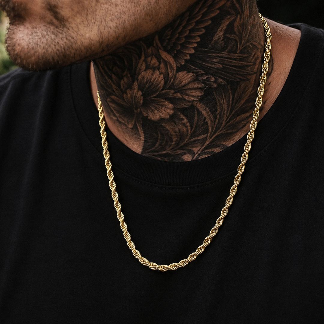 Rope Chain 5mm Gold