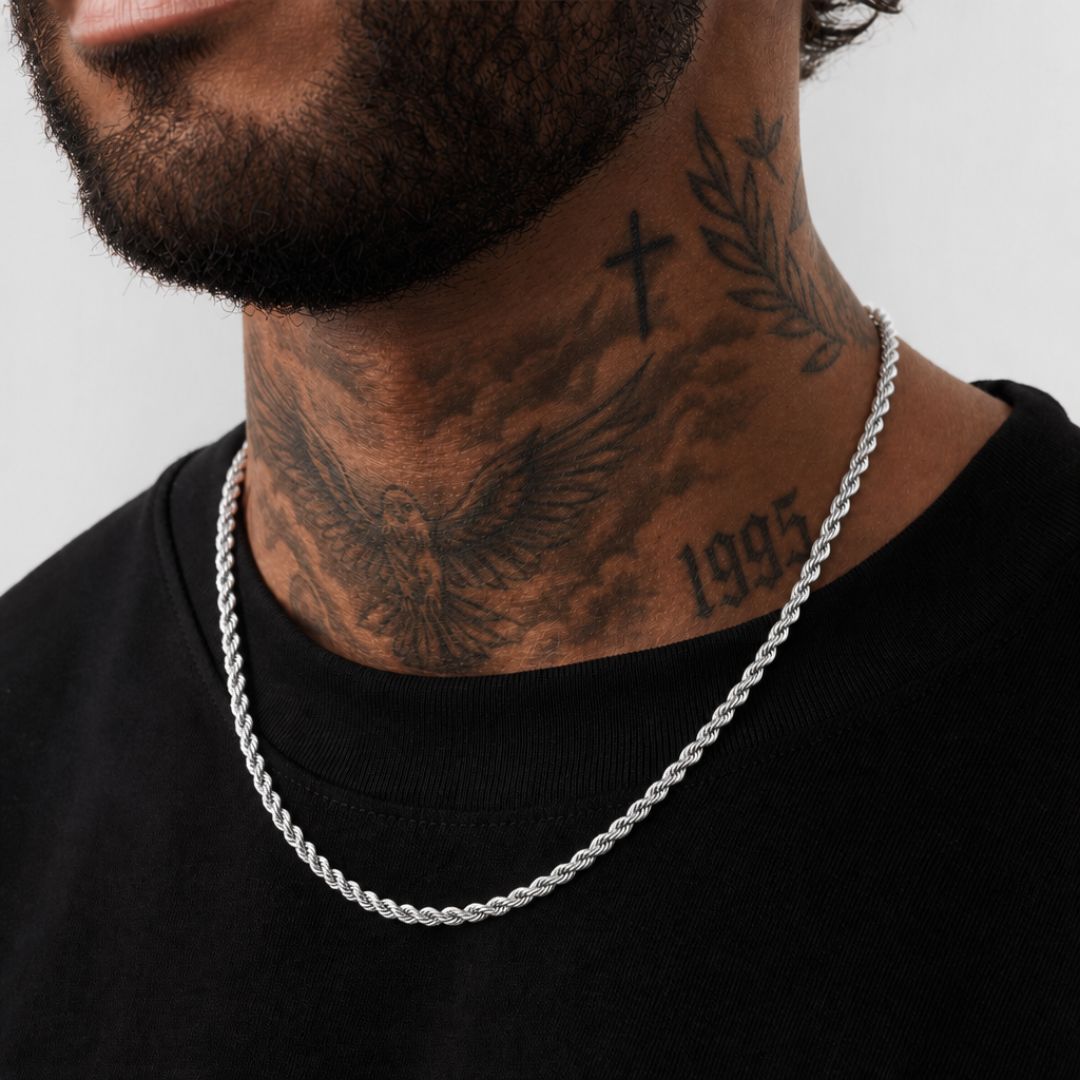 Rope Chain 5mm Silver