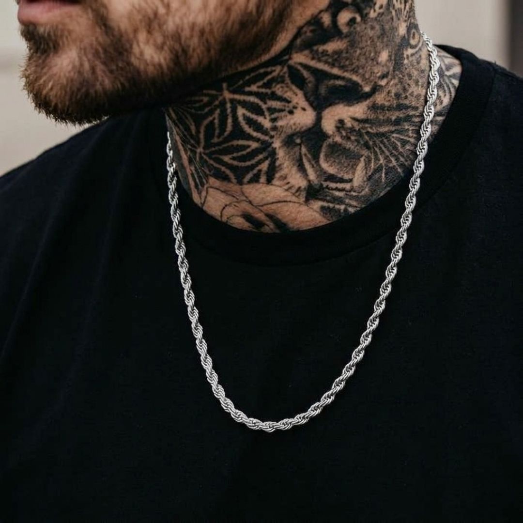 Rope Chain 5mm Silver