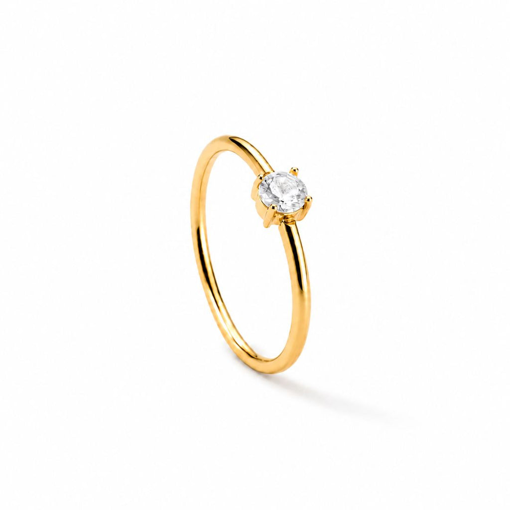 Classic Solitaire Ring Gold